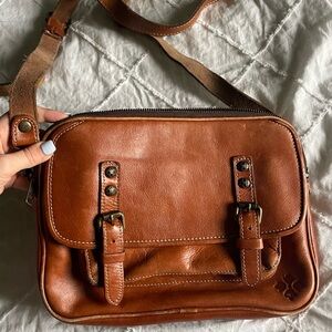 Patricia Nash Brown Leather Crossbody Bag
